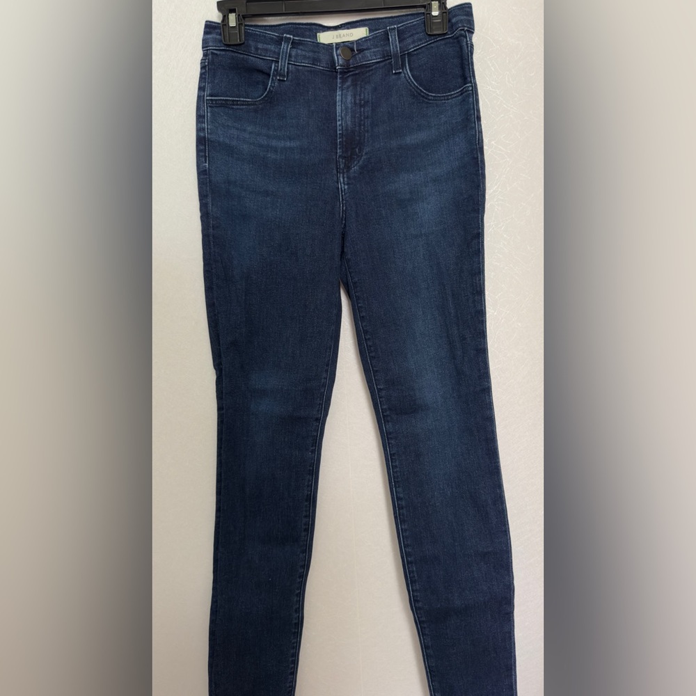 J Brand Maria Skinny Jeans Dark Wash Size 27 High Rise Stretch